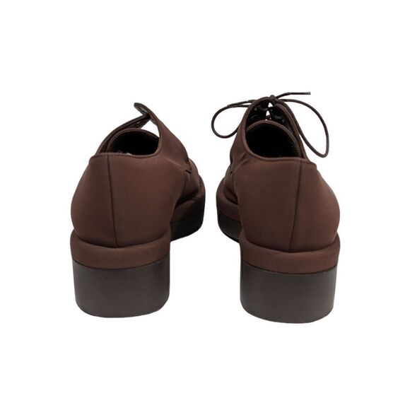 Stephane Kelian Paris Brown Derby Lace Up Shoes Size 8 1/2 - Picture 7 of 10